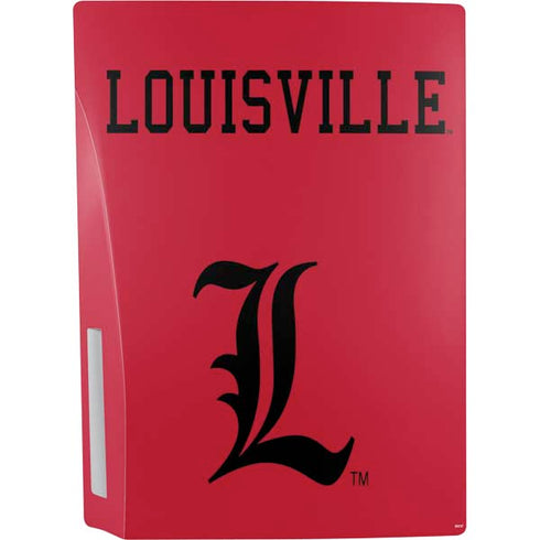 University of Louisville Cardinals PS5 Console Skin